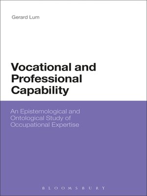 cover image of Vocational and Professional Capability
